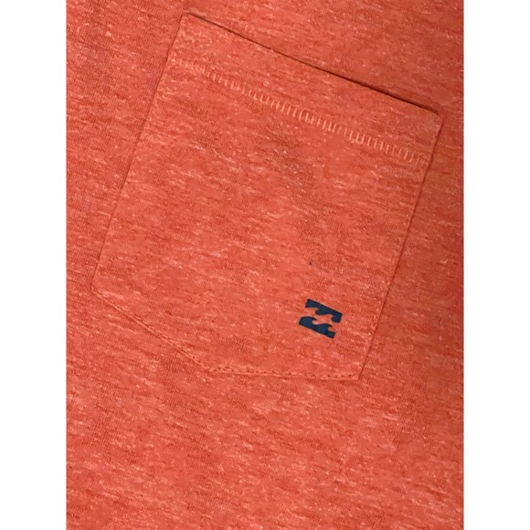 Billabong Golf Shirt,‎ Orange, S, #572-U - Picture 4 of 5